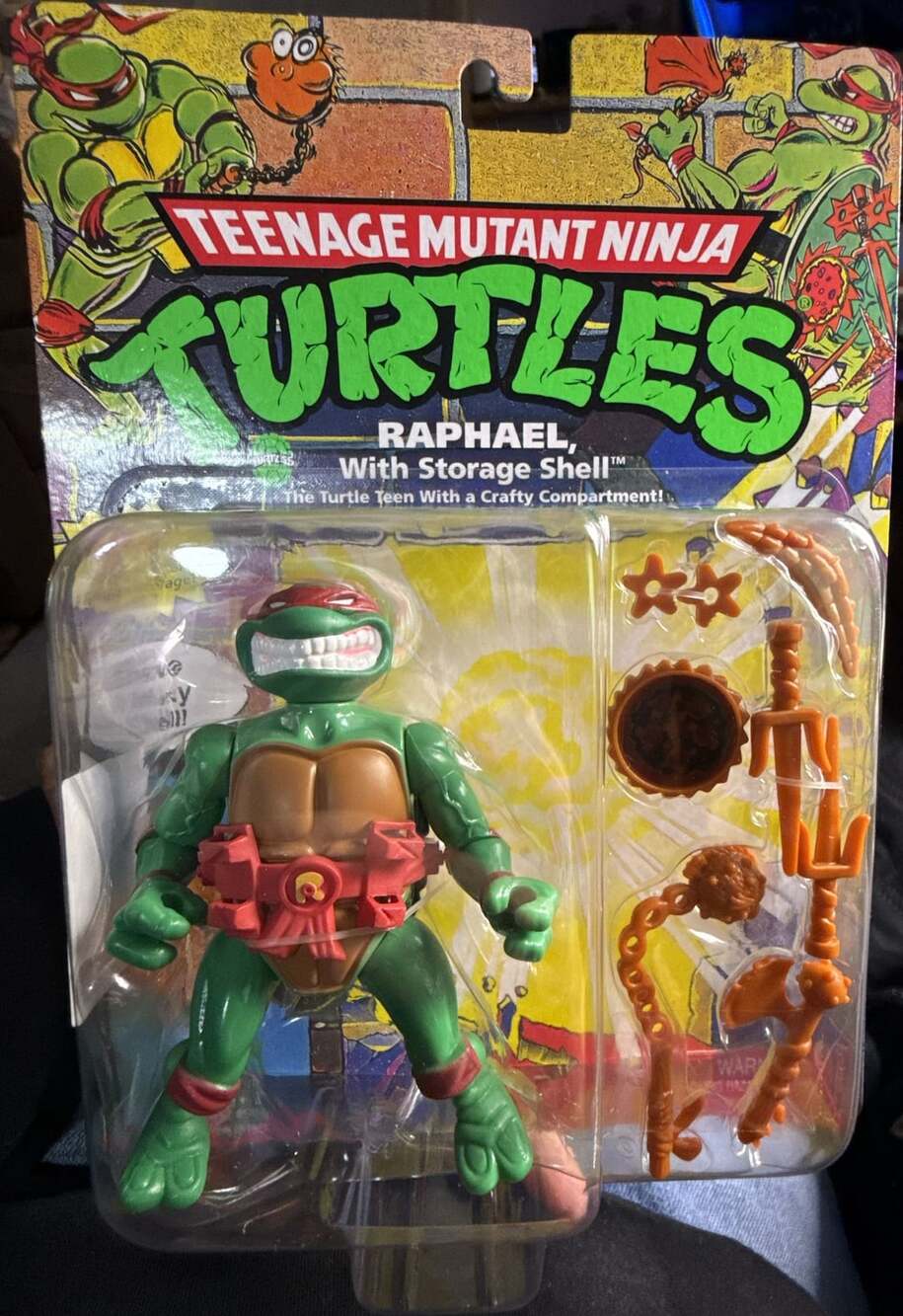 Playmates Teenage Mutant Ninja Turtles Raphael Storage Shell Action Figure